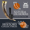 Viking Culture 16 oz. Viking Horn Mug with Beer Opener, Stand, Genuine Leather Belt Holster and Vintage Burlap Bag, Polished Finished