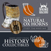 Viking Culture Ox Horn Mug, Shot Glass, and Axe Bottle Opener (3 Pc. Set) 16-oz. Beer Tankard Custom Intricate Design | The Jarl